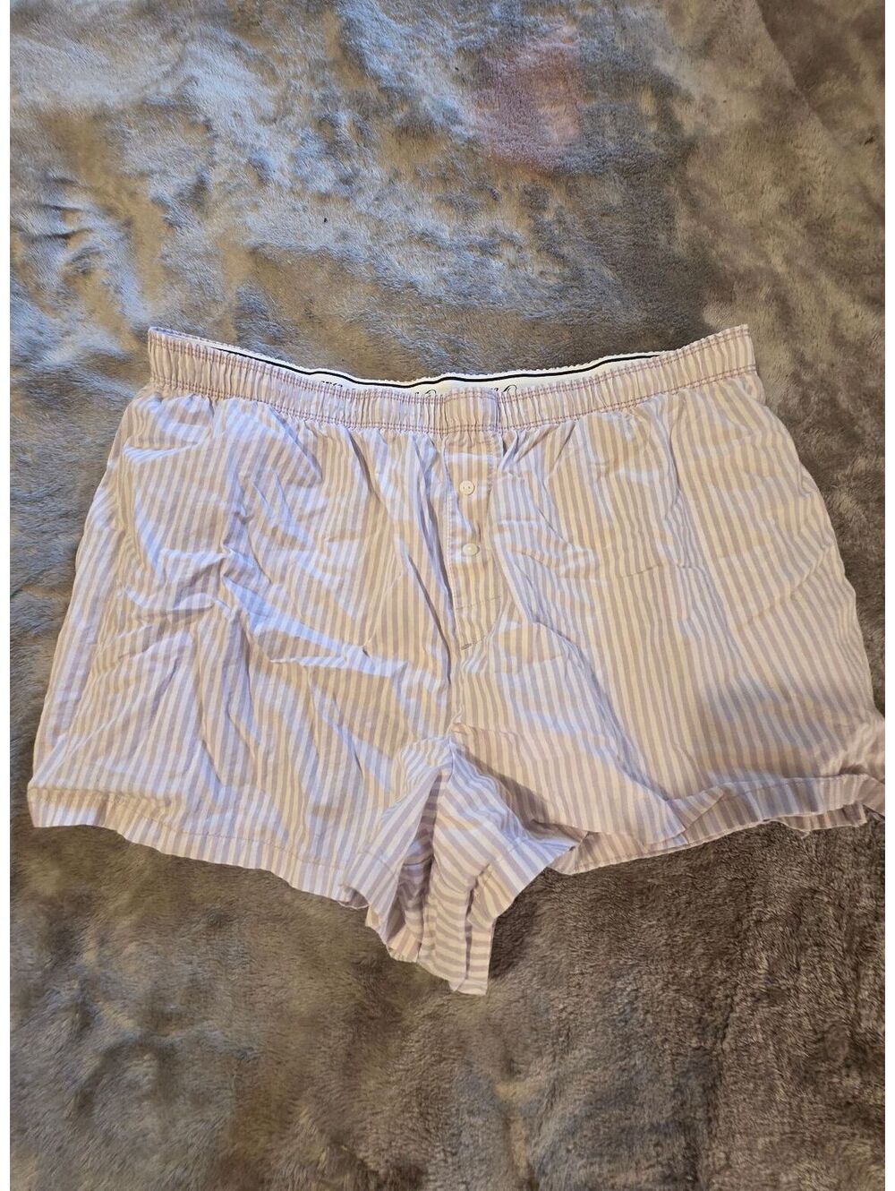 Pink by Victoria's Secret Women's Striped Boxer Shorts